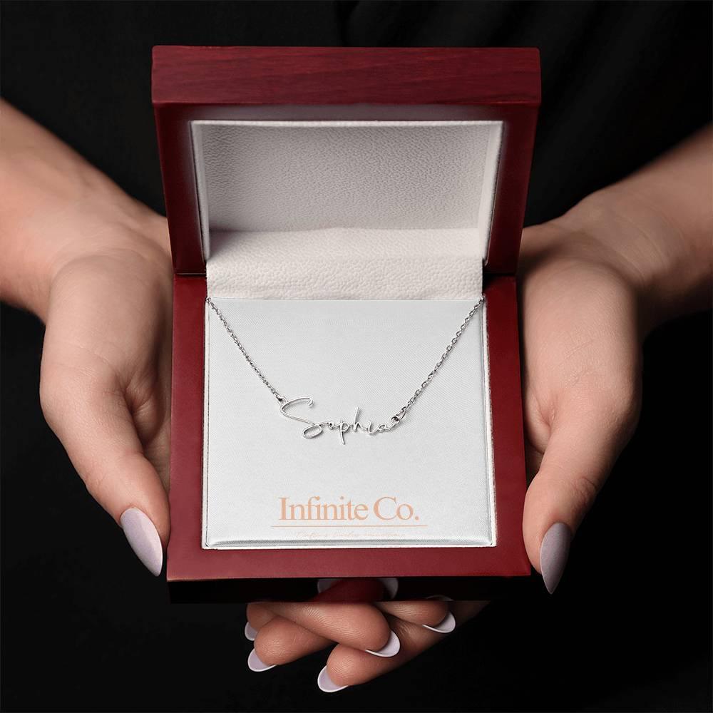 Signature Style Name Necklace - Infinite Co.