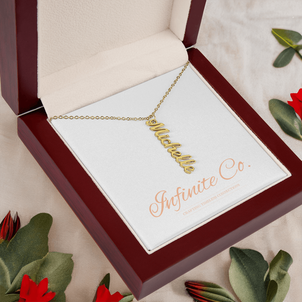 Vertical Name Necklace